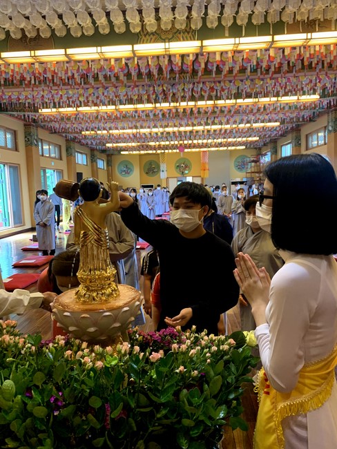 The Vesak Great Ceremony at Hoang Phap Temple in Jeonju City - South Korea